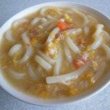 身体が芯から温まる生姜たっぷり卵うどん